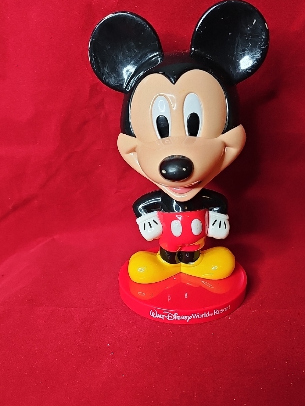 Vintage Kelloggs Disney Mickey Mouse Black, Red & Yellow Figurine - Picture 1 of 6